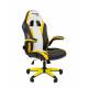 Игровое кресло Chairman Game 15 Россия экокожа черный/желтый/белый главное фото в маленьком размере