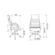 Кресло руководителя Бюрократ T-8010SL/IVORY слоновая кость искусственная кожа крестовина хром. Фото товара с разных ракурсов.