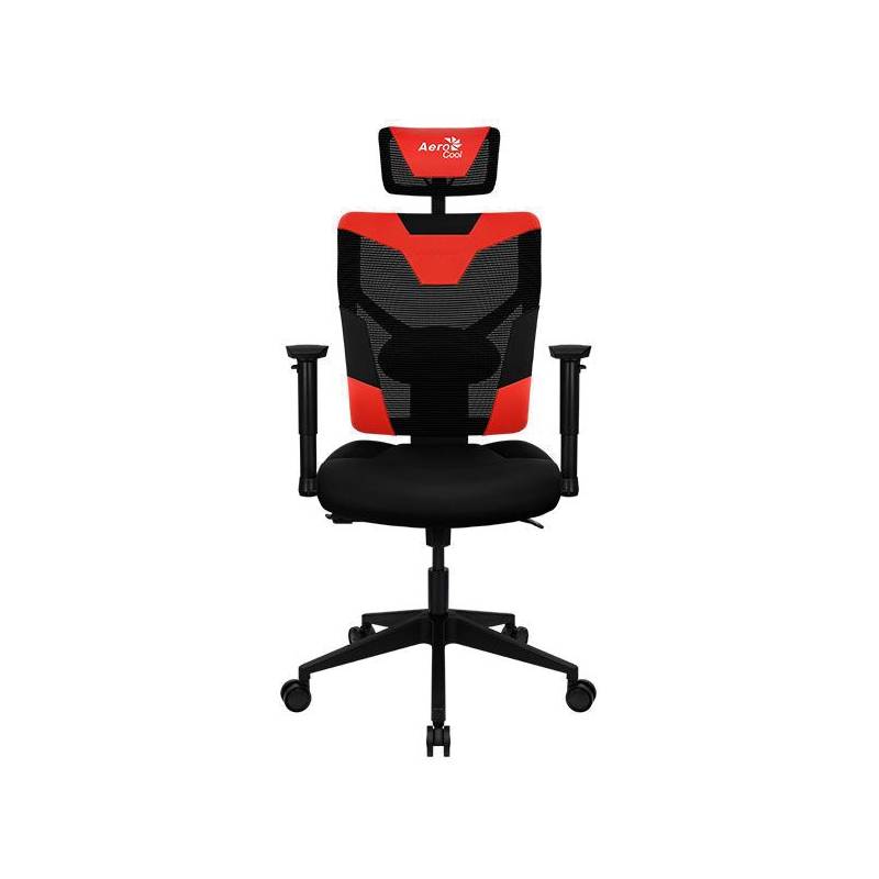 Кресло игровое Aerocool Guardian черный/красный сиденье черный эко.кожа/сетка крестов. нейлон главное фото